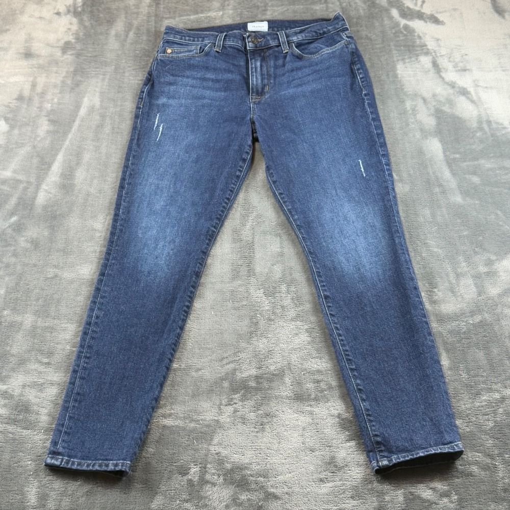 Hudson Blair High-Rise Skinny Jeans Women 29 Dark Wash Blue Denim